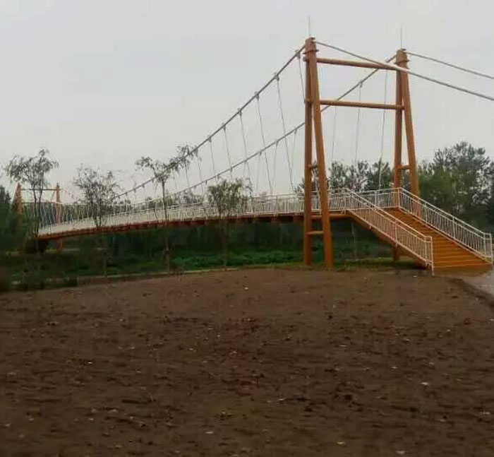 天津武清中藥園索橋